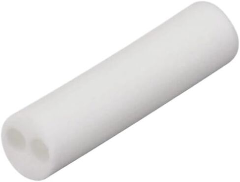 Ceramic Insulating Rod, 50Pcs Machinable Ceramic Tubing White 6 * 1.7 26mm, Double Bore High-Alumina Tube for Capacitors in Saudi Arabia