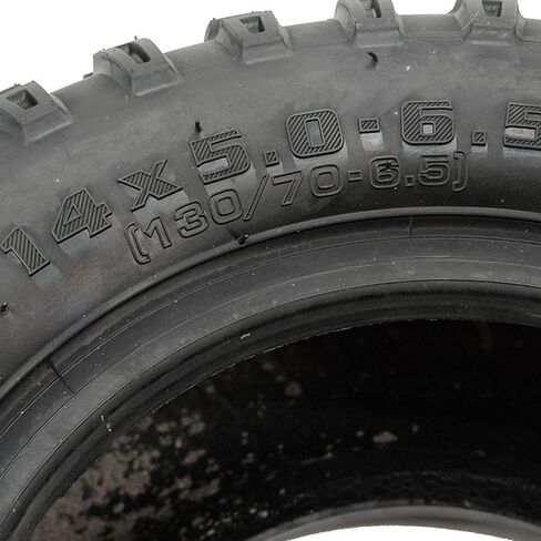 إطار سكوتر كهربائي 14 بوصة 14x5.0-6.5 دهون الطرق الوعرة، 130/70-6.5 إطار بديل مضاد للانزلاق على الطرق الوعرة مضاد للانزلاق للسكوتر الإلكتروني، ATV، Go Kart متوافق مع سكوتر Toursor in Saudi Arabia