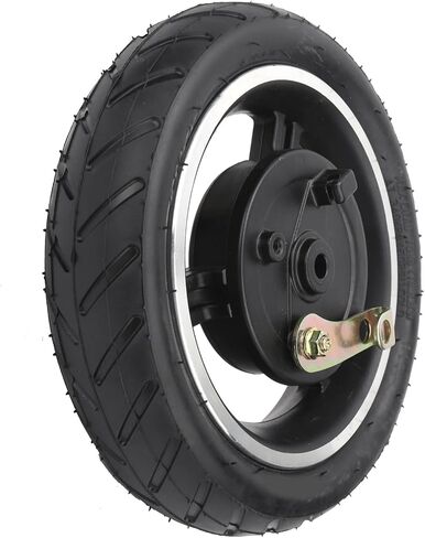 Electric Scooter Tire, Durable Drum Brake Rubber Aluminum Construction E-Scooter Wheel for Commuters Urban Riders Campus Travel in Kuwait