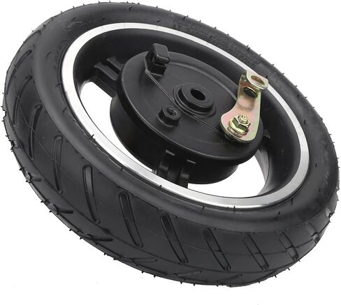 Electric Scooter Tire, Durable Drum Brake Rubber Aluminum Construction E-Scooter Wheel for Commuters Urban Riders Campus Travel in Kuwait