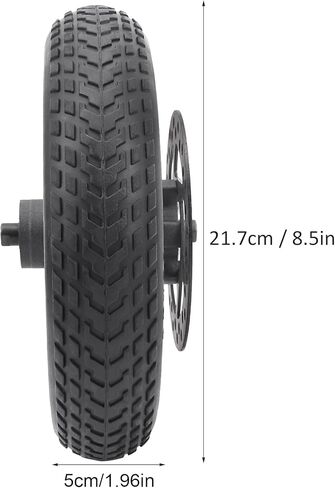 8.5 Inch Rear Wheel, Durable Hollow Tire Replacement Set with 120MM Disc Brake, Electric Scooter Wheel for Skateboard Enthusiasts and Commuters in Saudi Arabia