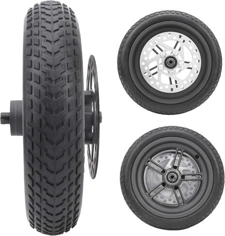 8.5 Inch Rear Wheel, Durable Hollow Tire Replacement Set with 120MM Disc Brake, Electric Scooter Wheel for Skateboard Enthusiasts and Commuters in Saudi Arabia