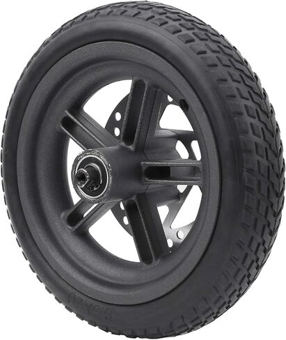 8.5 Inch Rear Wheel, Durable Hollow Tire Replacement Set with 120MM Disc Brake, Electric Scooter Wheel for Skateboard Enthusiasts and Commuters in Saudi Arabia