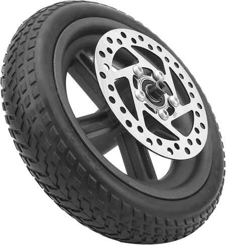 8.5 Inch Rear Wheel, Durable Hollow Tire Replacement Set with 120MM Disc Brake, Electric Scooter Wheel for Skateboard Enthusiasts and Commuters in Saudi Arabia