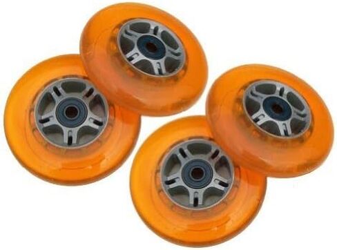 Kick Push 4 Replacement Wheels + ABEC-7 Bearings for Razor Pro Kick Scooter in Saudi Arabia