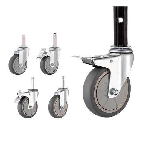 4 أجزاء/وحدة 4 بوصة فندق مطعم الاستقبال عجلات عربة الطعام عربة الاستقبال السلطانية سيارة تنظيف عربة الملحقات عجلات (E-عجلة عالمية) in Kuwait