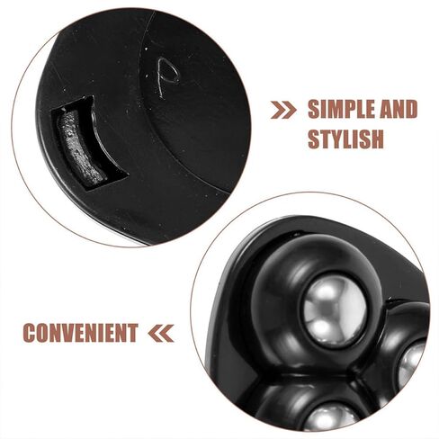 Veemoon Self-Adhesive Mini Caster Wheels 4pcs with 3 Steel Ball Bearings 360° Swivel Appliance Rollers for Kitchen Cabinets, Trash Cans, and Small Furniture in Saudi Arabia