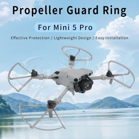 Mini 5 Pro Propeller Guards, 4Pcs Quick Release Propeller Blades Protector Anti-collision Paddle Bumper Rings for DJI Mini 5 Pro Drone Accessories in Saudi Arabia