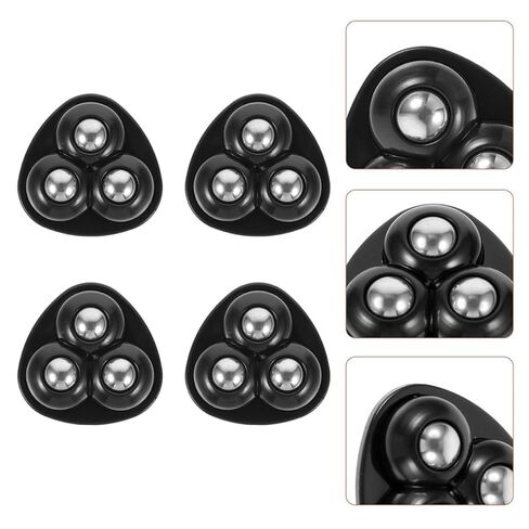 Ipetboom 14pcs Self Adhesive Swivel Caster Wheels with 3 Black Steel Ball Bearings, 360° Rotation Small Sticky Casters for Kitchen Appliances, Furniture, and Storage Boxes in Saudi Arabia