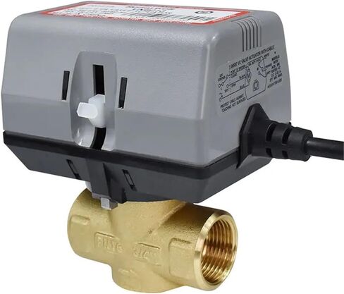 1/2 ''3/4'' 1 ''2 طريقة النحاس بمحركات إيقاف صمام AC220V مع VC6013 مروحة لفائف صمام الكرة الأرضية الكهربائية (1/2 ") in Kuwait