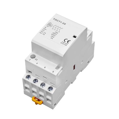 TOCT1-25 DIN Rail Modular Contactor, 4-Pole, 25A, 220V/230V AC, 50/60Hz (110V 2NO2NC) in Saudi Arabia