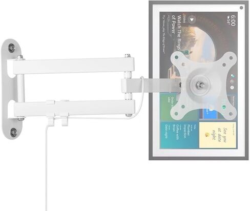 حامل حائط قابل للتعديل لشاشات عرض 15 و15-28 بوصة، دوران وإمالة 360 درجة، امتداد 16.5 بوصة in Kuwait