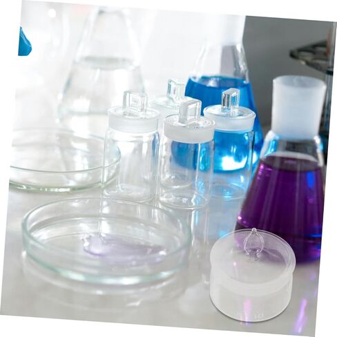 CALLARON 2pcs Glass Weighing Bottles with Lid Low Form Borosilicate Glass Sampling Jar Set 50x30mm Laboratory Weighing Holder for Chemical Experiments in Saudi Arabia