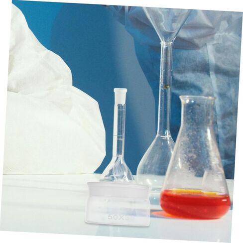 CALLARON 2pcs Glass Weighing Bottles with Lid Low Form Borosilicate Glass Sampling Jar Set 50x30mm Laboratory Weighing Holder for Chemical Experiments in Saudi Arabia