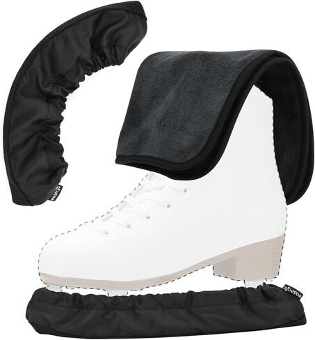 1 Pair Ice Skate Blade Covers with Wipe Towel, Ice Skating Guards Hockey Stick Blade Protector with Cut-Resistance Bottom, Skate Blade Covers for Figure Skates, Ice Skates, Hockey Skates in Kuwait