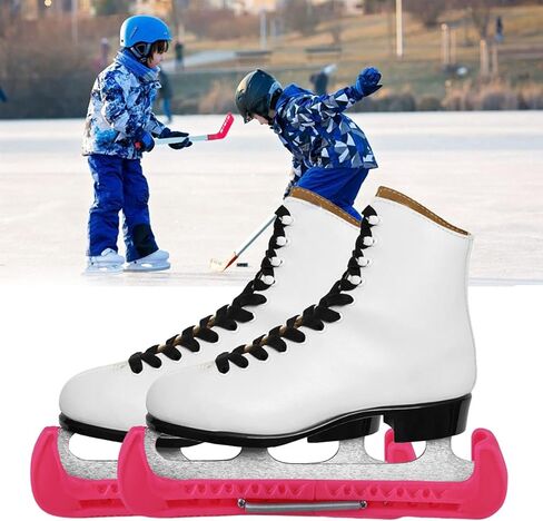 Mxzzand Skating Blade Walking Cover, Skate Blade Guards Beautiful Adjustable for Figure Skates(Pink) in Saudi Arabia