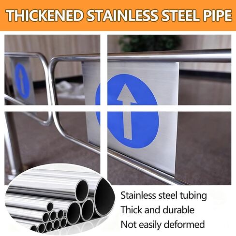 حاجز بوابة متأرجح أوتوماتيكي من الفولاذ المقاوم للصدأ - باب أمان متين لمحلات السوبر ماركت والمكتبات والمستودعات - سهل التركيب، مثالي للمناطق ذات حركة المرور العالية، وتعزيز الأمان in Kuwait