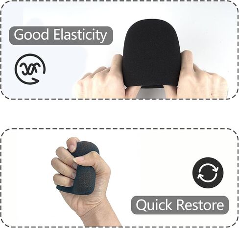 Musiin Microphone Foam Windscreen compatible with BONAOK Q36,Q37,Q78,D10 wireless microphone cover in Saudi Arabia