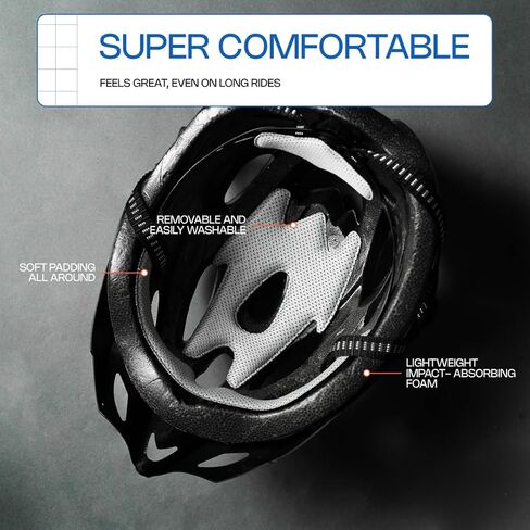 Revas Bike Helmet for Adults | Lightweight, Adjustable, Safety Certified Bicycle Helmet for Road, Mountain & Commuter Cycling in Kuwait