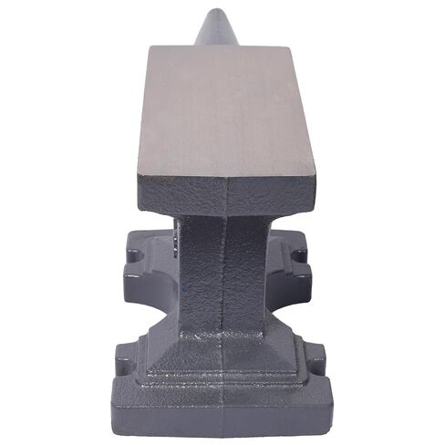 24LB Cast Iron Anvil Single Horn Design Heavy Duty Stable Base for Metal Bending Shaping and Twisting Blacksmith Tool Gray Finish in Saudi Arabia