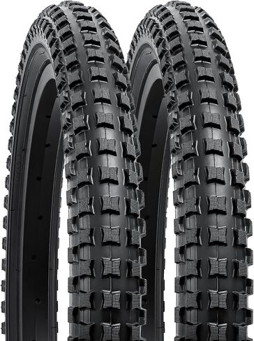 YUNSCM 2-PCS 20" Bike Tires 20x2.35/58-406 Compatible with Mountain Bike 20x2.30 20 x 2.35 20x2.40 Bicycle Tires in Saudi Arabia