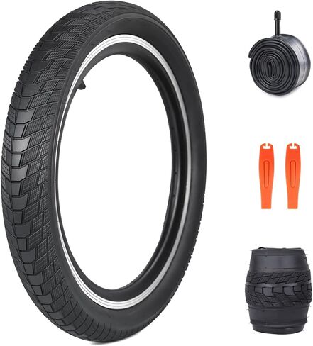 Bike Tire Anti-Slip Tire 20/24/26/27.5 x 2.4 inch Foldable Replacement All Terrain with Inner Tube Levers for BMX Mountain Cruiser Bicycle in Saudi Arabia