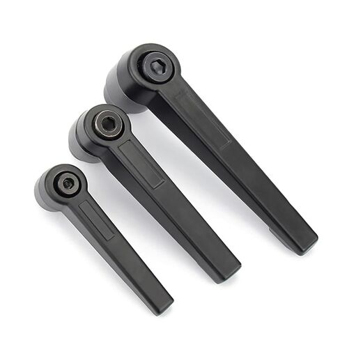 5 Pcs M5 Adjustable Knobs Handle Female Thread Push Button Ratchet Quick Release Locking Rotating Bolt, Black in Saudi Arabia