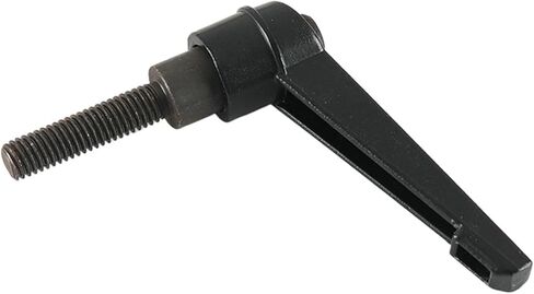 M5-M16 Male Thread Metal Adjustable Handle Lever 2pcs Black Knobs(M8*63 * 40) in Saudi Arabia