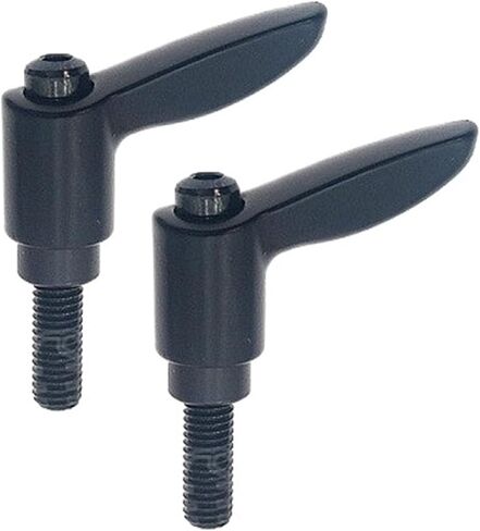 2 Pack Adjustment Positioning Locking L-Shaped Handle M4 M5 M6 M8 Handle Adjustable Clamping Lever(M4*25) in Saudi Arabia