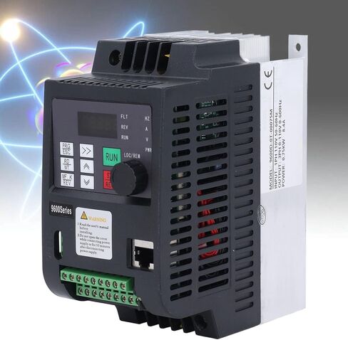 Fafeicy 0.75KW Variable Frequency Drive 8.4A Vector Frequency Inverter Converter with Efficient Cooling System Safety Features for Automation Equipment PID Control in Saudi Arabia
