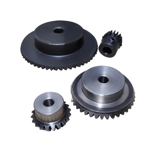 الصلب الثقيلة المحرك ترس ترس 2 قطعة 1:2 شطبة والعتاد 1.5 معامل 18 الأسنان + 36 الأسنان ثقب داخلي 8 مللي متر 90 درجة محرك تخفيف التروس الصلب المسمار M5 in Kuwait