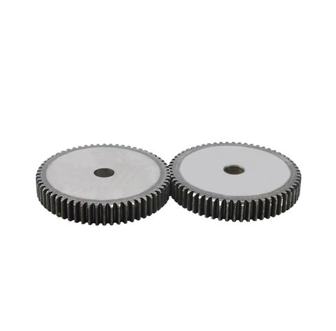 ترس ترس محرك فولاذي شديد التحمل 1.5 متر 48-51 أسنان 12/14 مم فتحة عملية ترس مسطح منخفض الكربون من الفولاذ (49 أسنان تتحمل 14 مم) in Kuwait