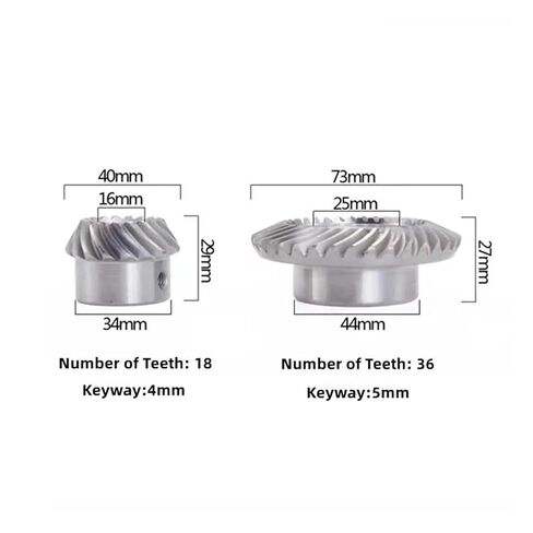 Steel Heavy Duty Motor Pinion Gear 18T/36T Milling Machine Accessories Tool Lifting Gear Helical Mill for Bridgeport Part in Saudi Arabia
