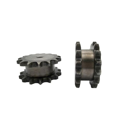 Steel Heavy Duty Motor Pinion Gear 13/14/15/16/17/18Teeth 45# Steel Industrial Machinery False Double Row Drive Sprocket Gear(13 Teeth) in Saudi Arabia