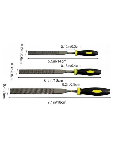 6-Piece 140mm Mini Metal Rasp Needle File Set, Wood Carving Tools for Steel & Woodworking, Hand File Tool Kit for Precision Filing and Shaping in Saudi Arabia