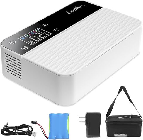 Portable Insulin Cooler Travel Case TSA Approved, Mini Insulin Fridge Box, Portable Insulin Refrigerator, Diabetic Insulin Cooler, Temperature Control LED Display, Rechargeable Battery in Kuwait