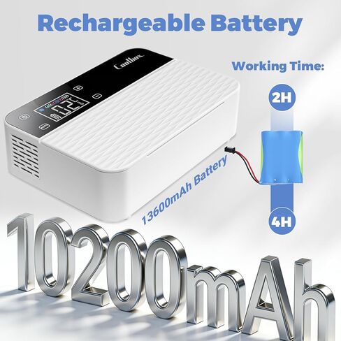 Portable Insulin Cooler Travel Case TSA Approved, Mini Insulin Fridge Box, Portable Insulin Refrigerator, Diabetic Insulin Cooler, Temperature Control LED Display, Rechargeable Battery in Kuwait