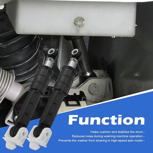 WH01X20826 Washer Shock Absorber Compatible with GE Washer models, Replaces WH01X10343 WH01X10385 WH01X10425 WH01X10260-4 Pack with 4 mounting pins in Saudi Arabia