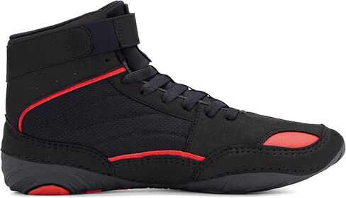 NACARAT Men's Wrestling Shoes – High Top Boxing Boots & Weightlifting Sneakers with Non-Slip Sole, Breathable Mesh Combat Sports Footwear for Gym, Squat, and Deadlift in Saudi Arabia