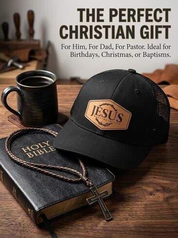 Leather Patch Truker Hat for Men & Women in Saudi Arabia