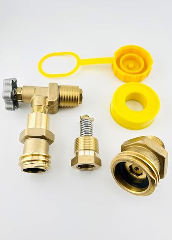 TEGRO NEW FORKLIFT PROPANE TANK PARTIAL VALVE REPLACEMENT SERVICE FILL RELIEF ACME in Saudi Arabia