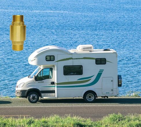 صمام فحص نحاسي DN15 1/2 بوصة أنبوب ذكر × أنبوب ذكر، يمنع التدفق الخلفي للمياه، موصلات أنابيب المياه، مناسب لبرج المياه، حديقة الكرفان، سخان المياه، أنابيب المياه، محولات السباكة، موصلات الأنابيب in Kuwait