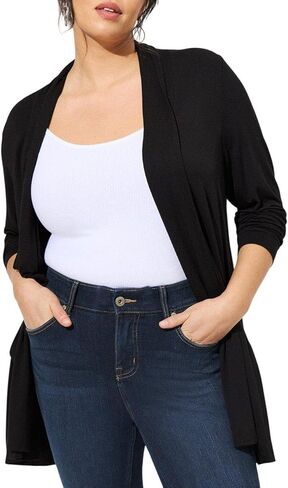 Torrid Women's Plus Size Top - Super Soft Straight Front Cardigan in Saudi Arabia