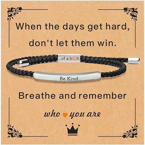 Be Kind of a B Bracelet Be Kind Inspirational Cuff Bracelet for Women Be Kind Friendship Bracelet Jewelry Gifts for Women Gifts for Christmas in Saudi Arabia