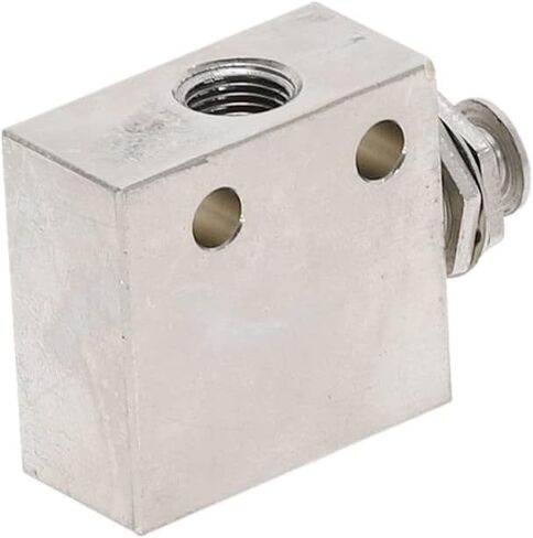 Air Valve, Toggle Switch, TAC2-31P 1/8"" Male Thread 2 Position 3 Way Metal Push Button Switchs Mechanical Pneumatic Exhaust Valves Fittings in Saudi Arabia