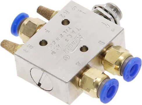 صمام الهواء، مفاتيح التبديل، TAC2-41P 1/8 بوصة خيط ذكر 2 موضع 5 اتجاهات مفتاح ضغط معدني تركيبات صمامات العادم الهوائية الميكانيكية in Saudi Arabia