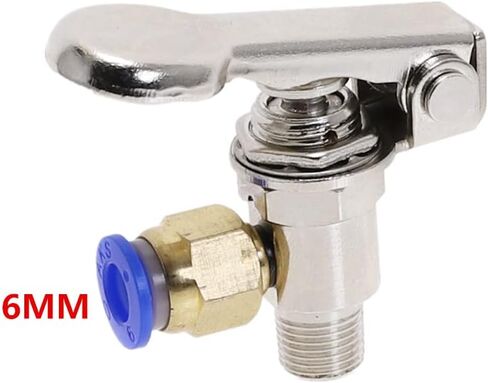 Air Valve, Exhaust Toggle Switch, 3 Way M5 Female 1/8" Male Thread Button Switchs TV-3P Pneumatic Mechanical Valves Fiittings in Saudi Arabia