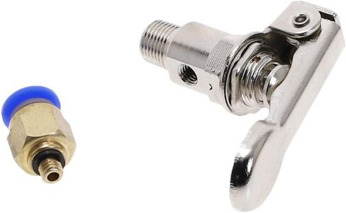 Air Valve, Exhaust Toggle Switch, 3 Way M5 Female 1/8" Male Thread Button Switchs TV-3P Pneumatic Mechanical Valves Fiittings in Saudi Arabia