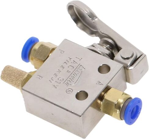 Air Valve, Toggle Switch, TAC2-31V 1/8"" Thread 2 Position 3 Way Spring Return Lever Pneumatic Mechanical Switch Valves Fittings in Saudi Arabia