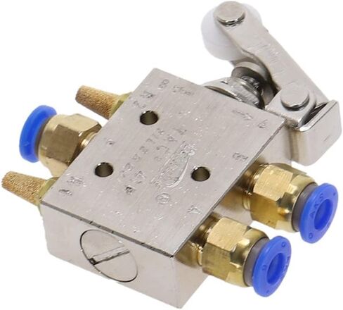 Air Valve, Exhaust Toggle Switch, TAC2-41P 2 Position 5 Way Roller Lever Switchs Mechanical Pneumatic Valves 1/8"" Female Thread Fittings in Saudi Arabia